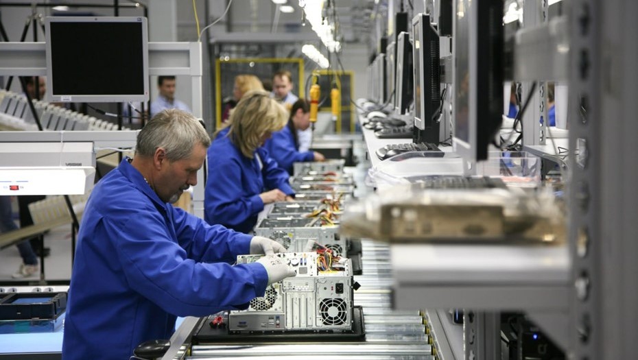 Совместное производство персональных компьютеров компаниями HP и Foxconn в Петербурге. Запуск производства. Весна 2008



