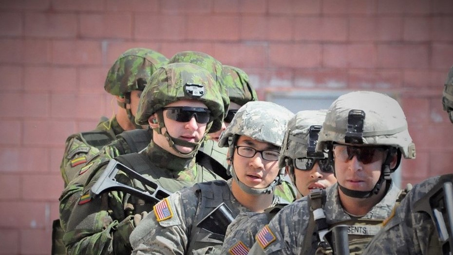 Американские военные в Литве. Американские военные в Литве.