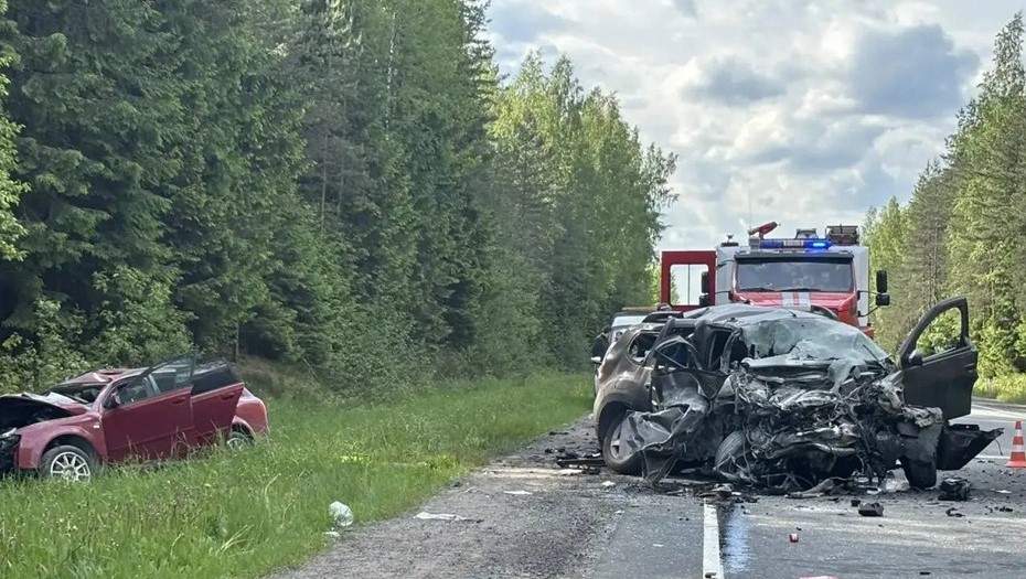Два взрослых и два ребёнка погибли в ДТП в Тихвинском районе Ленобласти Два взрослых и два ребёнка погибли в ДТП в Тихвинском районе Ленобласти