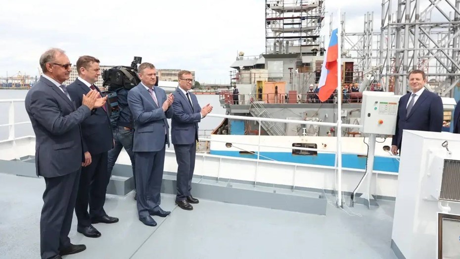 На Северной верфи состоялась торжественная церемония передачи заказчику ярусолова-процессора "Марлин" На Северной верфи состоялась торжественная церемония передачи заказчику ярусолова-процессора "Марлин"
