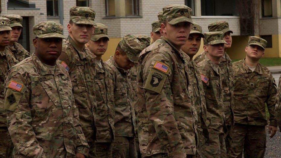 Военнослужащие США в Эстонии.