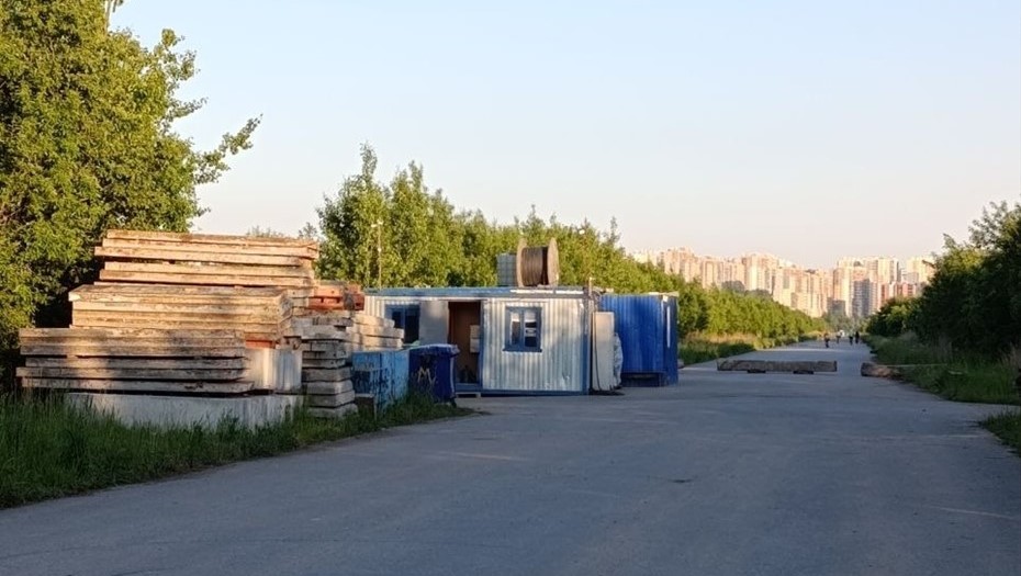 Место будущего электродепо "Коломяжское" в Петербурге Место будущего электродепо "Коломяжское" в Петербурге