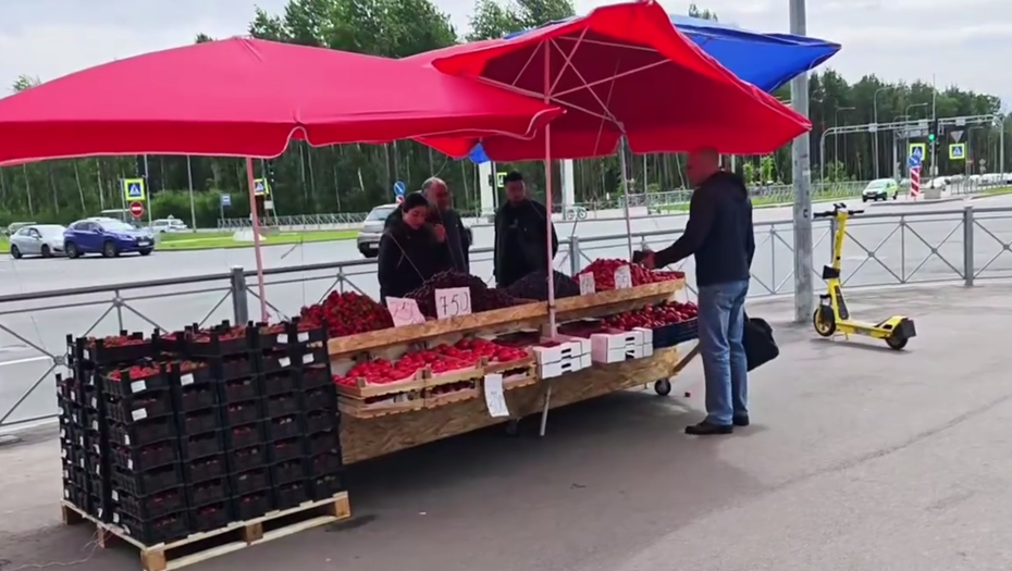 У метро в Приморском районе ликвидировали незаконные ларьки 