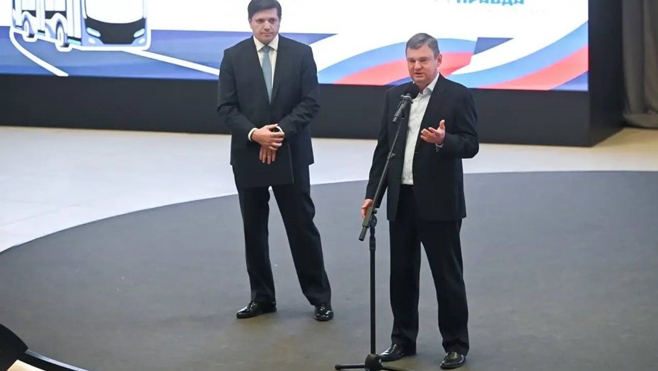 Вице-губернатор Петербурга Кирилл Поляков на открытии XXII Всероссийского конкурса "Лучший водитель троллейбуса".