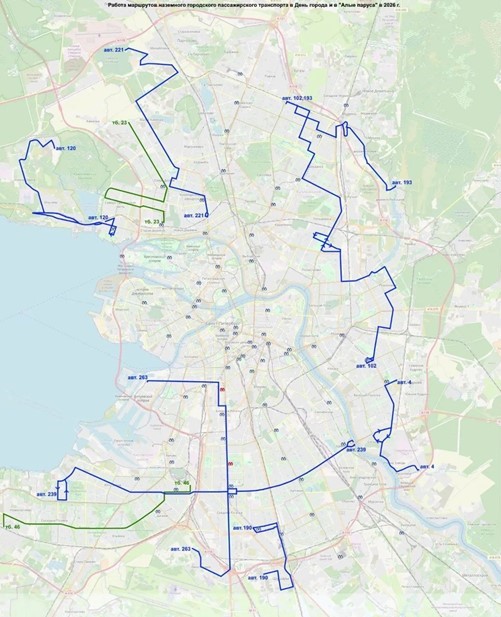 Ночные маршруты наземного транспорта Ночные маршруты наземного транспорта